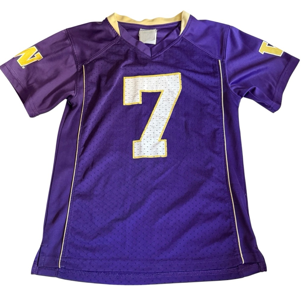 University of Washington UW Huskies Purple Kids Sports Jersey